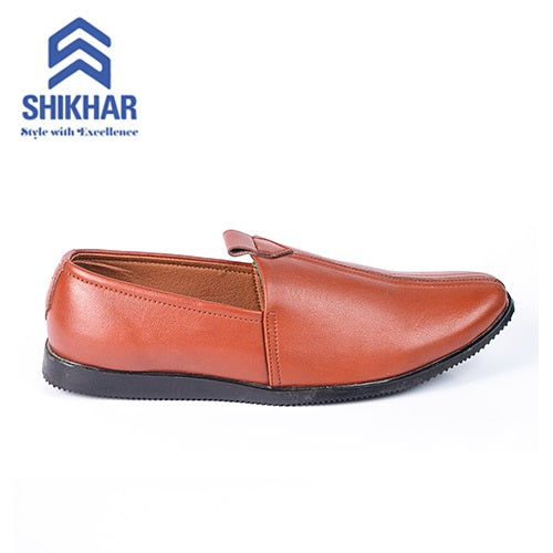Shikhar Leather Slip On Shoes For Men - 1901