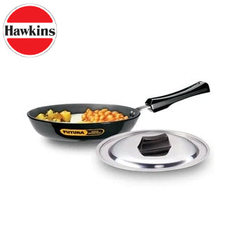 Hawkins Hard Anodised With SS Lid Fry Pan 22 CM - AF22S