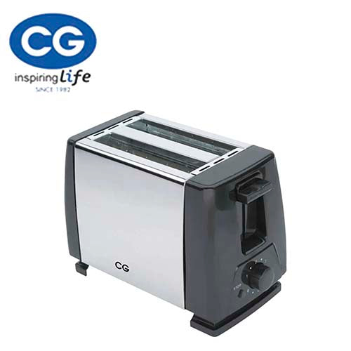 CG 2 Slice Stainless Steel Toaster - TT201 — SUPPLYBOX